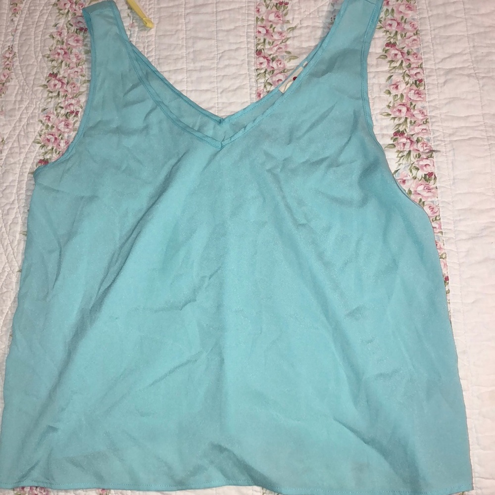 Blue fancy tank